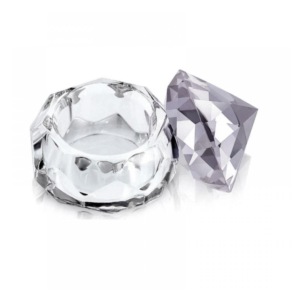 JK Βαζάκι Ακρυλικού Diamond - Clear (290697)