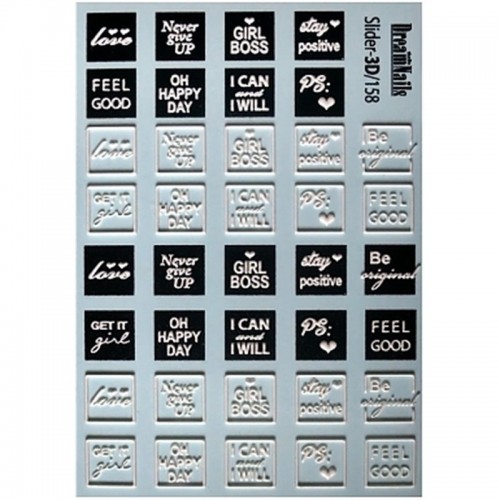 J.K Αυτοκόλλητα Νυχιών Dream Nails 3D 158 (113866)