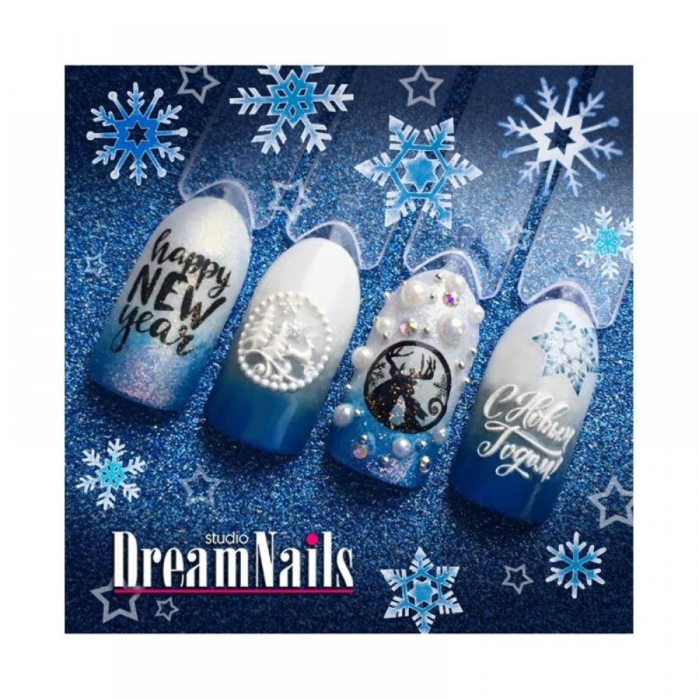 J.K Dream Nails 3D Slider 198 (114047) J.K Dream Nails 3D Slider 198 (114047)