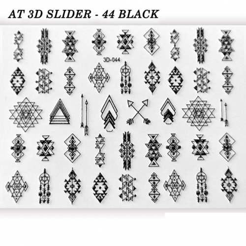 J.K At 3D Slider 44 Black (381106)