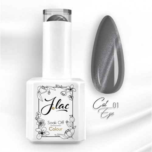 Jlac Ημιμόνιμο Βερνίκι Νυχιών Cat Eye 001 ,15ml