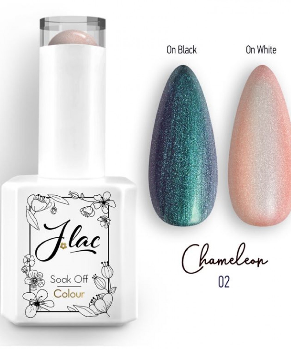 Jlac Ημιμόνιμο Βερνίκι Νυχιών Chameleon 02 ,15ml