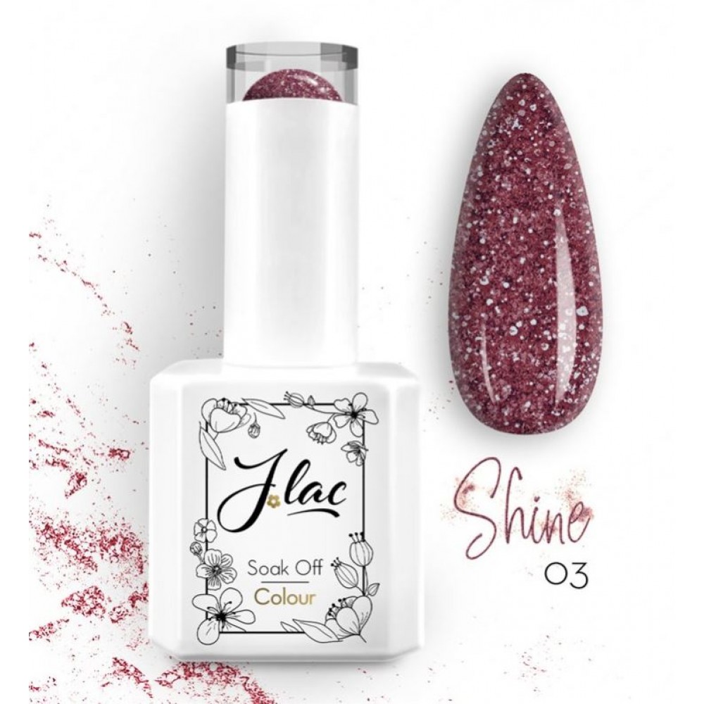 Jlac Ημιμόνιμο Βερνίκι Νυχιών – Shine 03 ,15ml