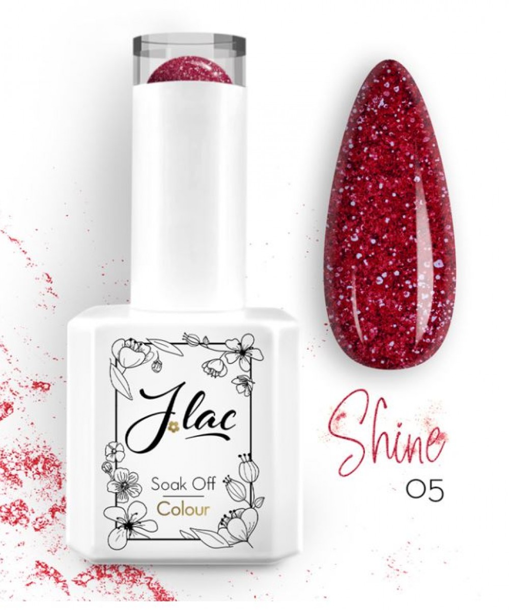 Jlac Ημιμόνιμο Βερνίκι Νυχιών – Shine 05 ,15ml