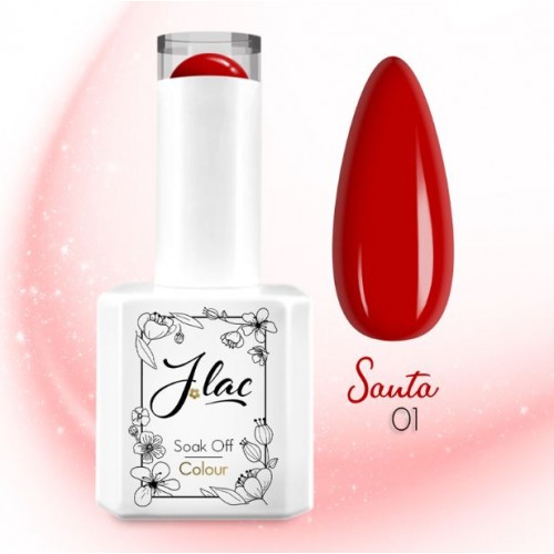 Jlac Ημιμόνιμο Βερνίκι Νυχιών – Santa 01 ,15ml