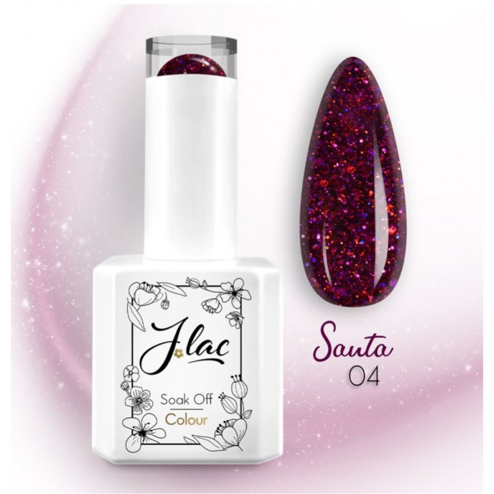 Jlac Ημιμόνιμο Βερνίκι Νυχιών – Santa 04 ,15ml