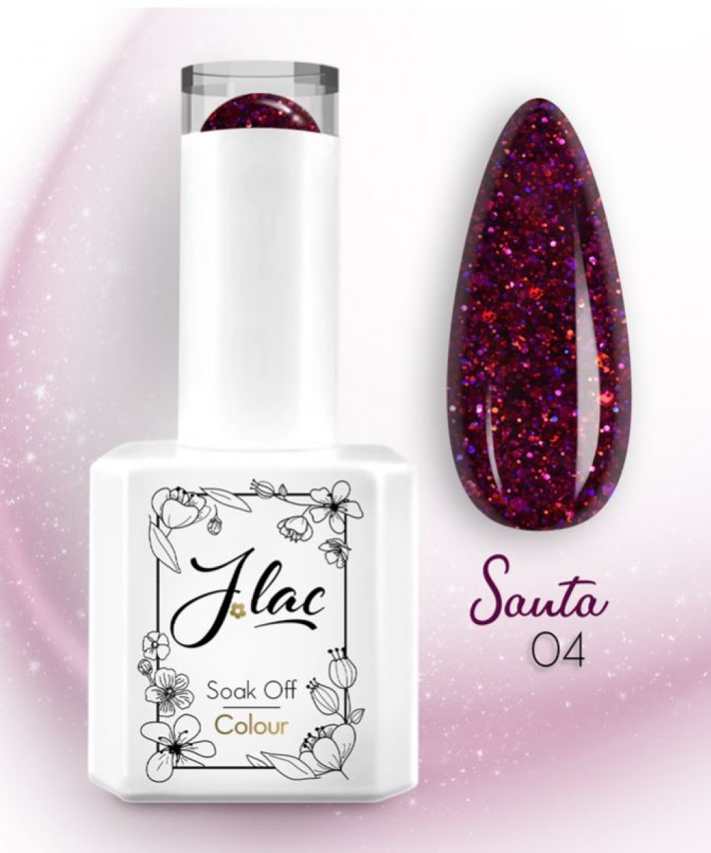 Jlac Ημιμόνιμο Βερνίκι Νυχιών – Santa 04 ,15ml