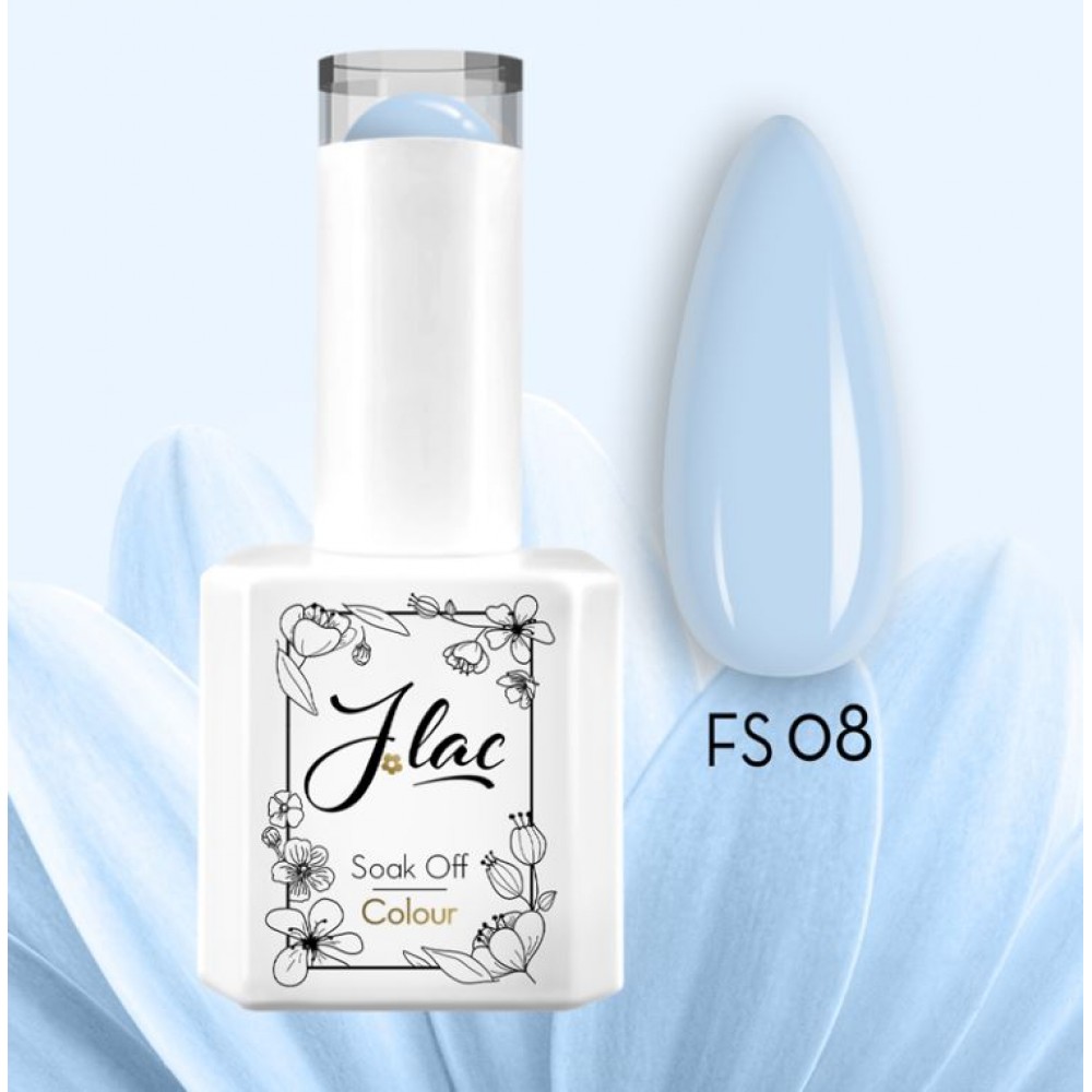 Jlac Ημιμόνιμο Βερνίκι Νυχιών Summer Fresh 08 ,15ml