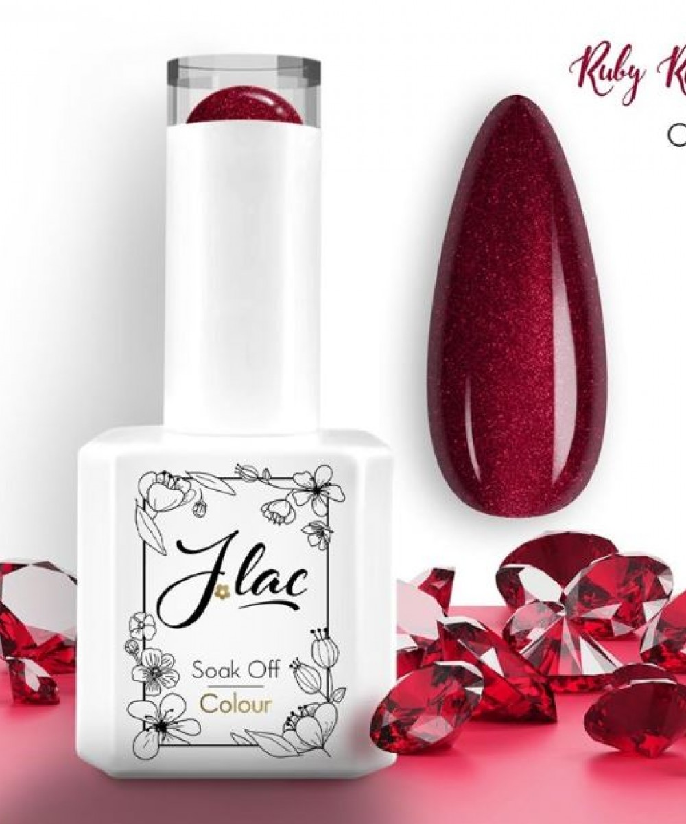 Jlac Ημιμόνιμο Βερνίκι Ruby Red 04