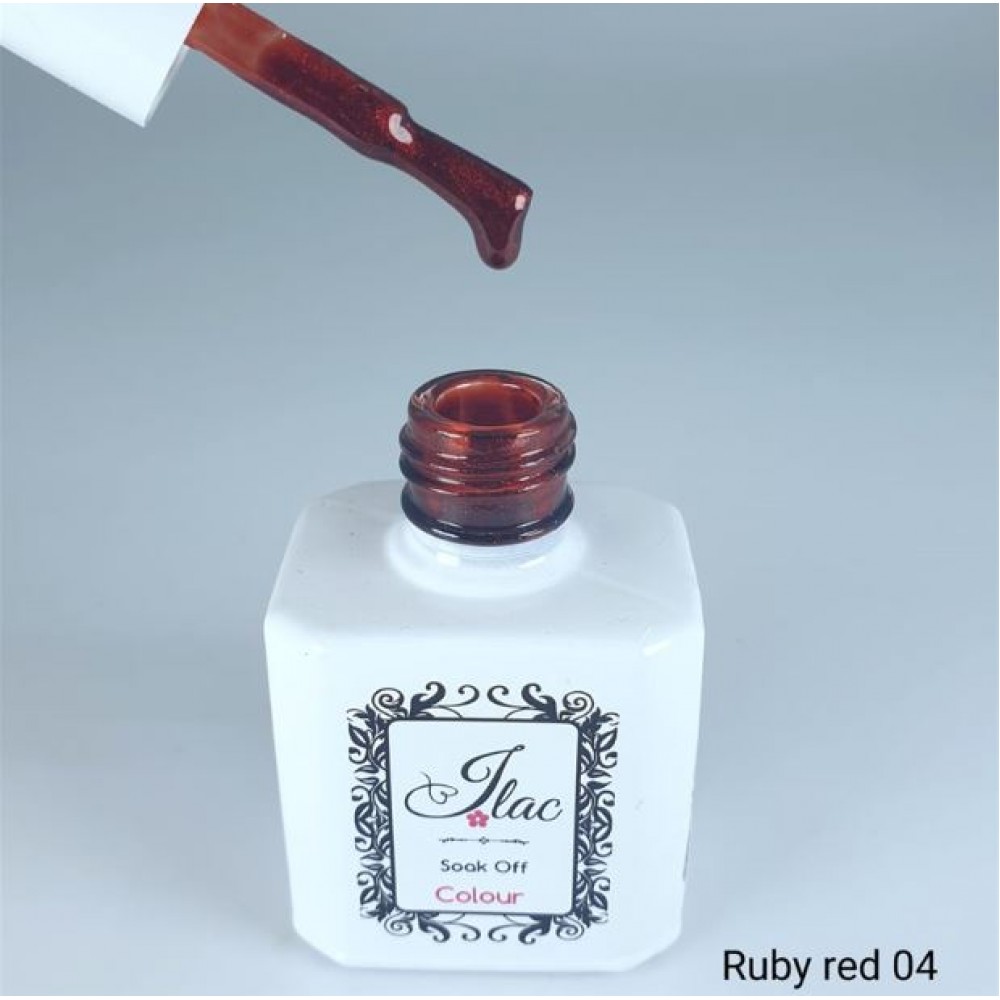 Jlac Ημιμόνιμο Βερνίκι Ruby Red 04