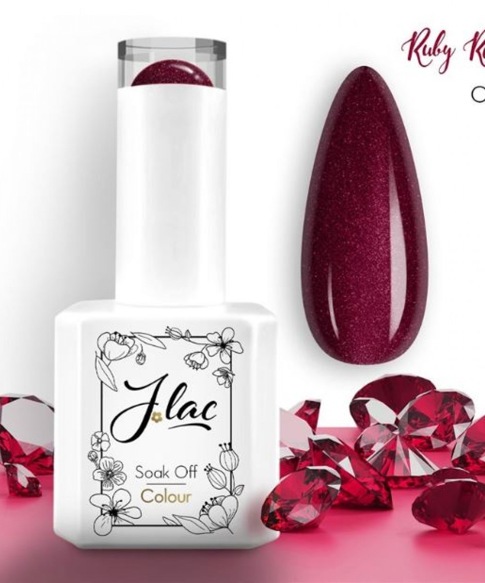 Jlac Ημιμόνιμο Βερνίκι Ruby Red 05
