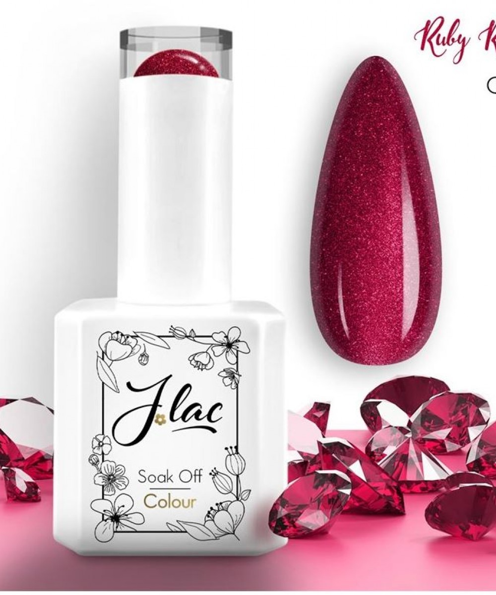 Jlac Ημιμόνιμο Βερνίκι Ruby Red 02
