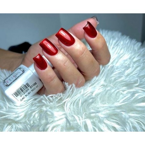 Jlac Ημιμόνιμο Βερνίκι Ruby Red 01
