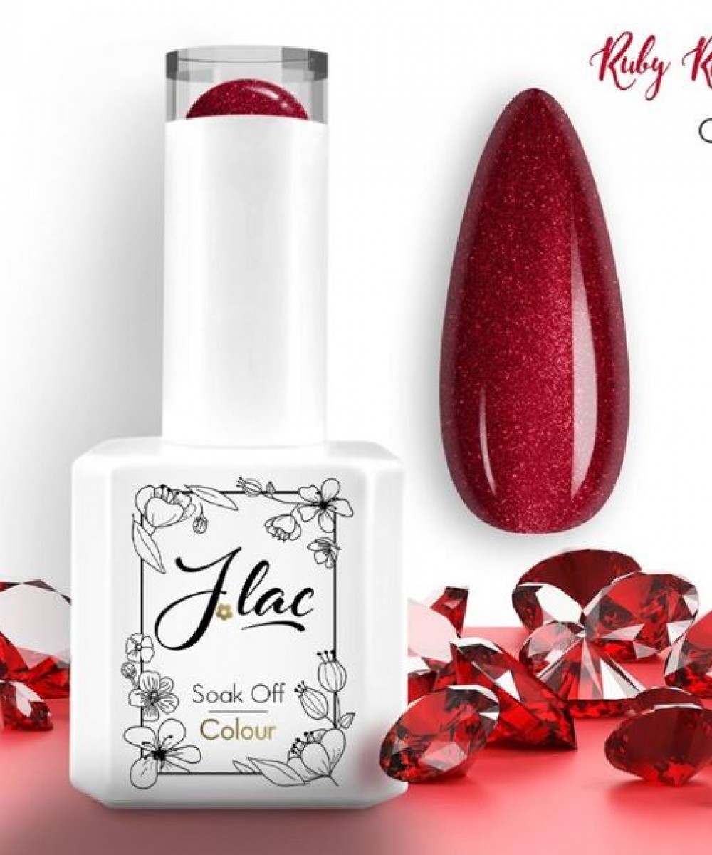 Jlac Ημιμόνιμο Βερνίκι Ruby Red 01