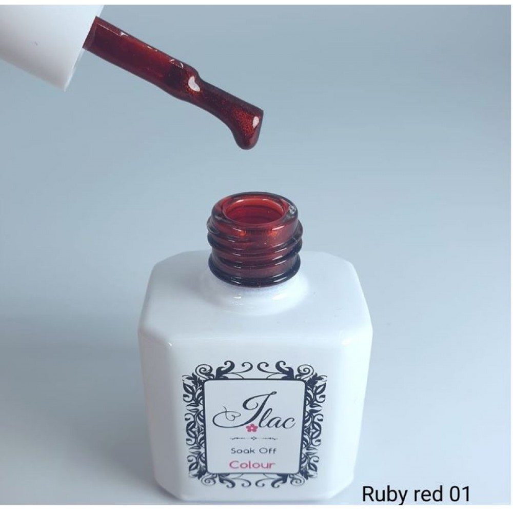 Jlac Ημιμόνιμο Βερνίκι Ruby Red 01