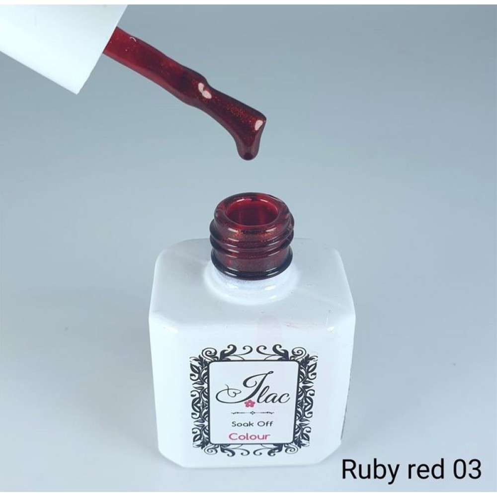 Jlac Ημιμόνιμο Βερνίκι Ruby Red 03