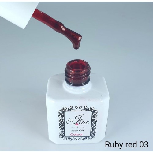 Jlac Ημιμόνιμο Βερνίκι Ruby Red 03