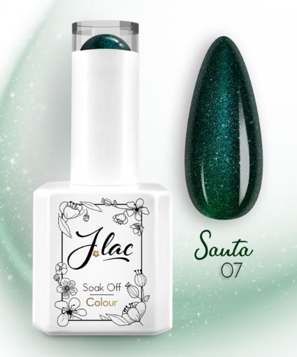 Jlac Ημιμόνιμο Βερνίκι Νυχιών – Santa 07 ,15ml