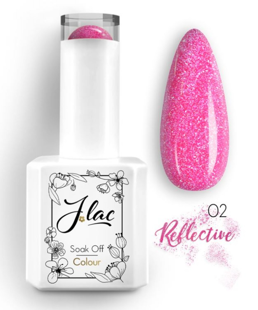 Jlac Ημιμόνιμο Βερνίκι Νυχιών Reflective 02, 15ml