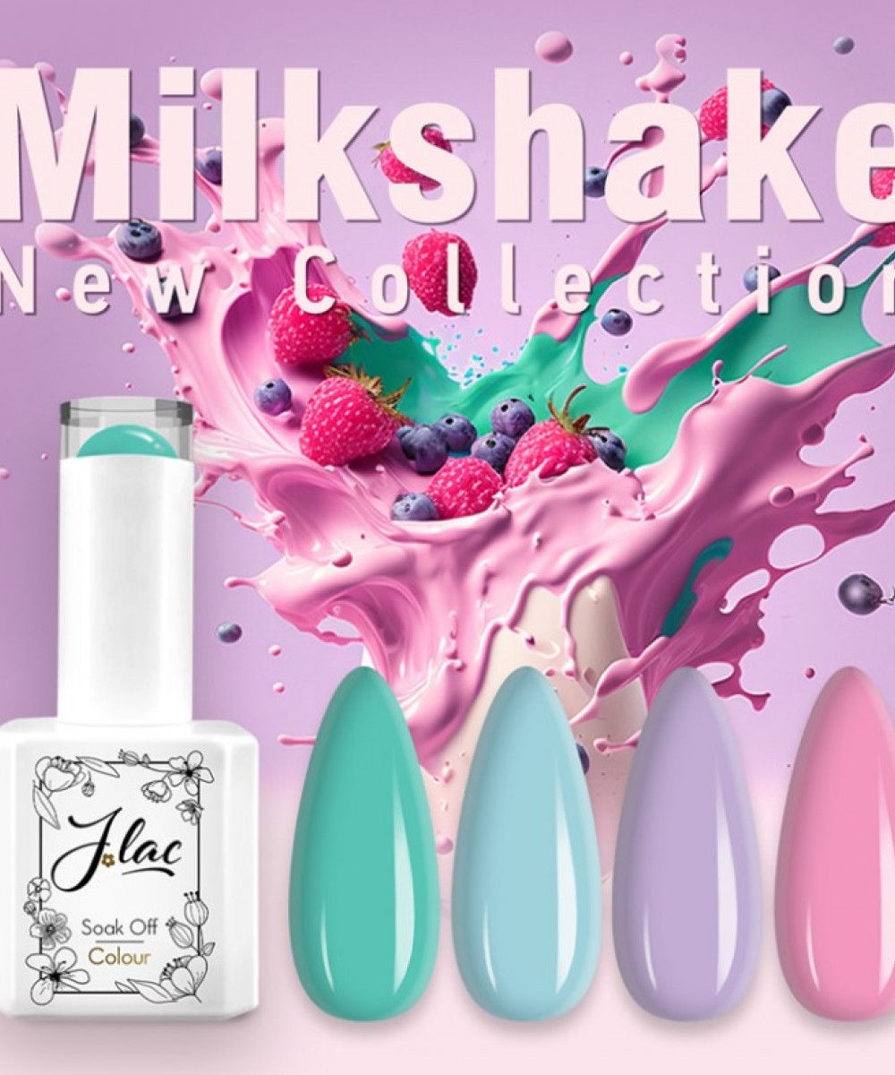 Jlac Σετ Ημιμόνιμα Βερνίκια Milkshake