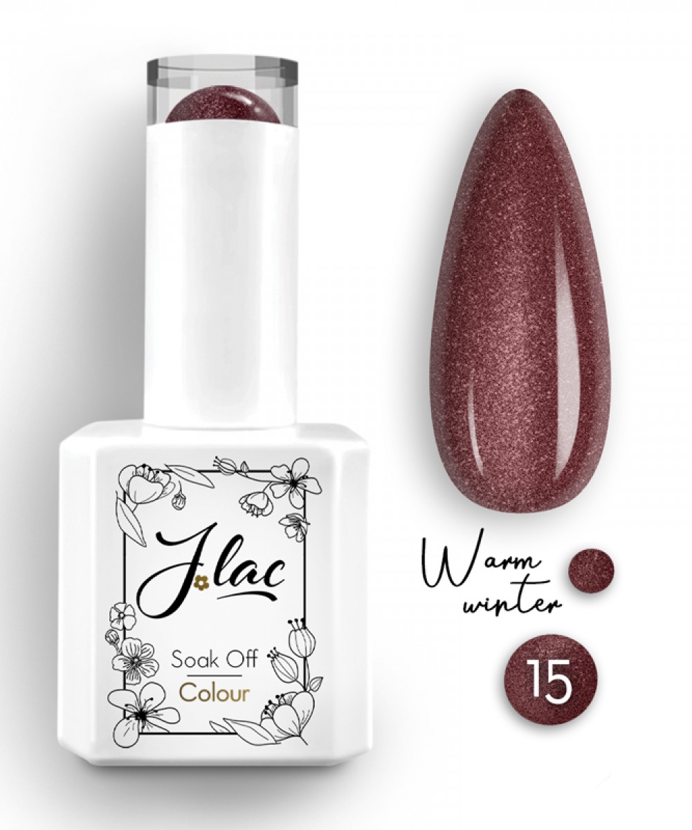 Jlac Ημιμόνιμο Βερνίκι Νυχιών Warm Winter 15, 15ml