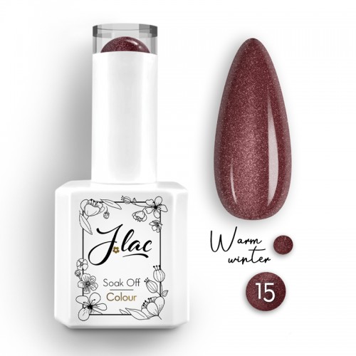 Jlac Ημιμόνιμο Βερνίκι Νυχιών Warm Winter 15, 15ml