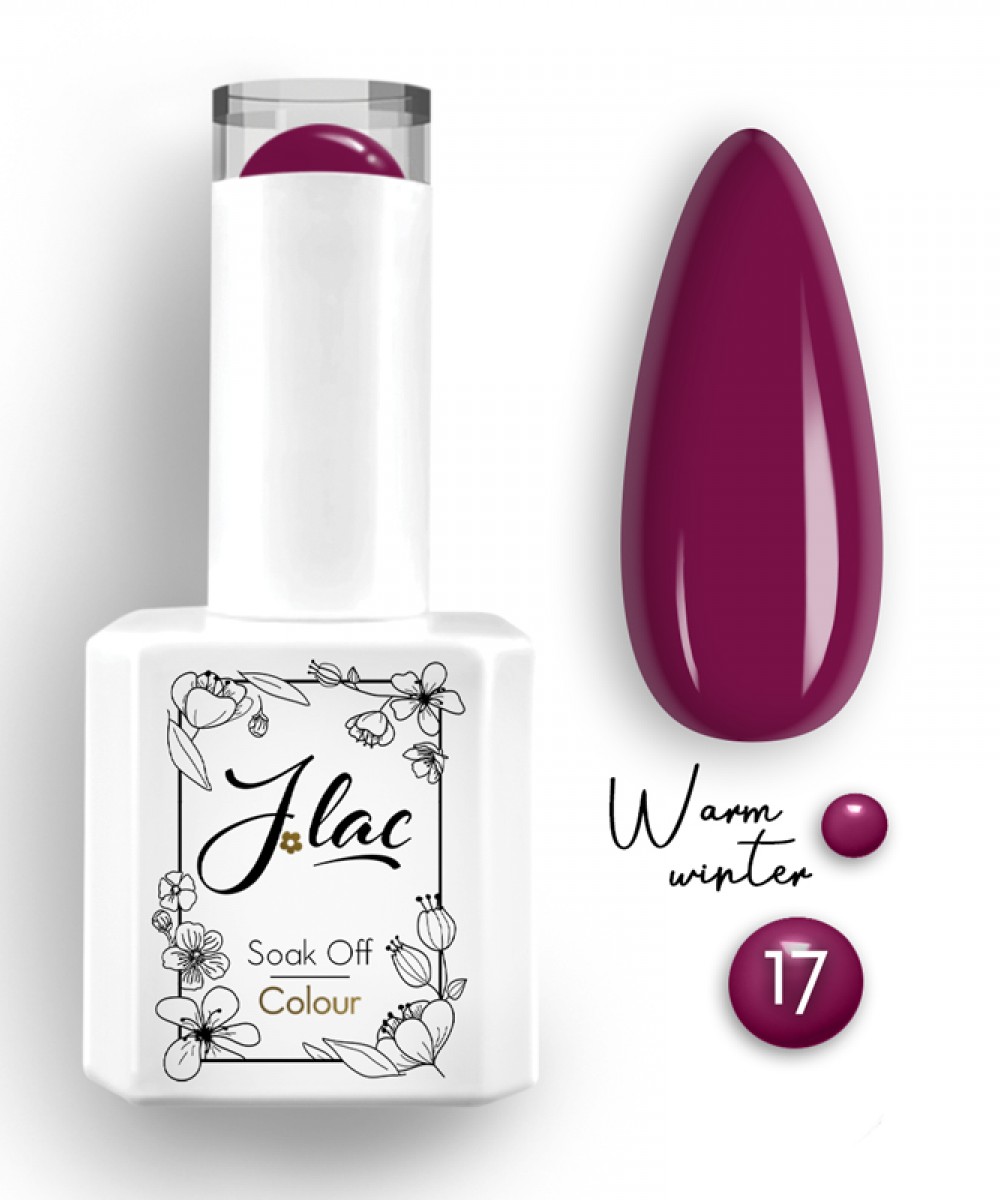 Jlac Ημιμόνιμο Βερνίκι Νυχιών Warm Winter 17, 15ml