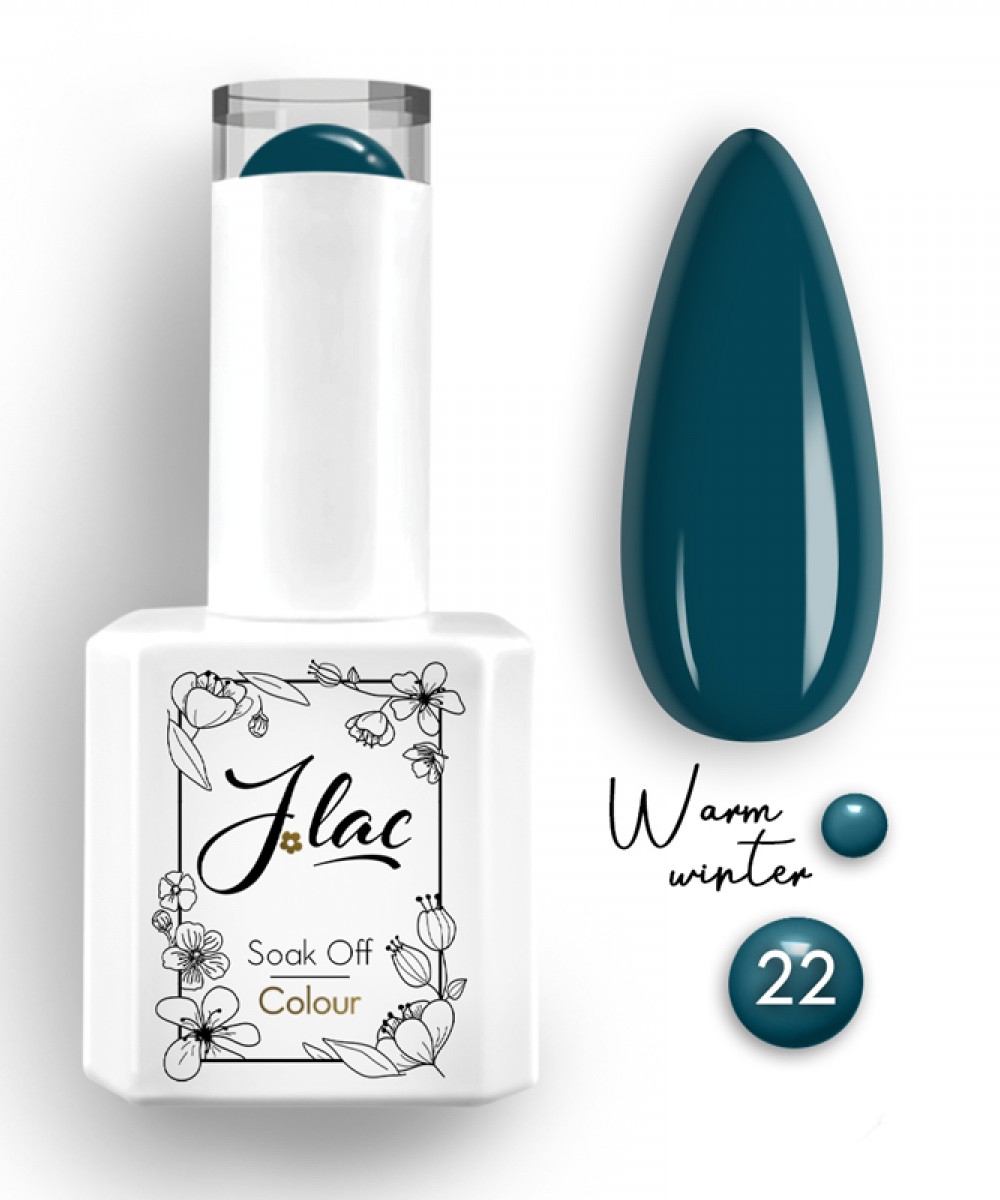 Jlac Ημιμόνιμο Βερνίκι Νυχιών Warm Winter 22, 15ml