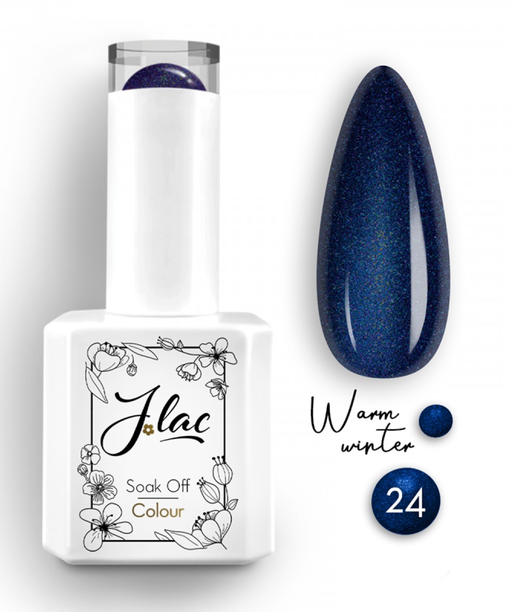 Jlac Ημιμόνιμο Βερνίκι Νυχιών Warm Winter 24, 15ml