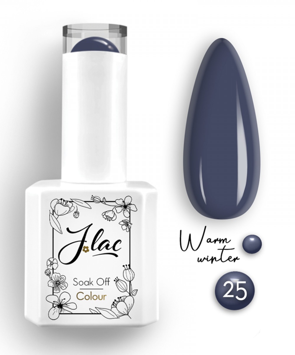Jlac Ημιμόνιμο Βερνίκι Νυχιών Warm Winter 25, 15ml