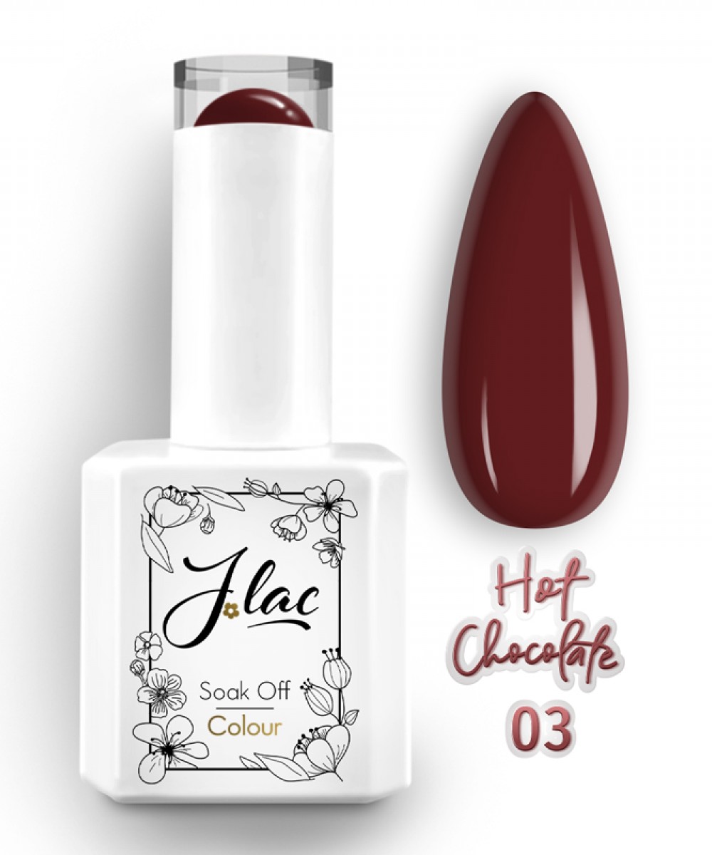 Jlac Ημιμόνιμο Βερνίκι Hot Chocolate 03