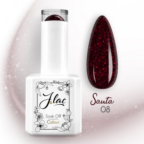 Jlac Ημιμόνιμο Βερνίκι Νυχιών – Santa 08 ,15ml