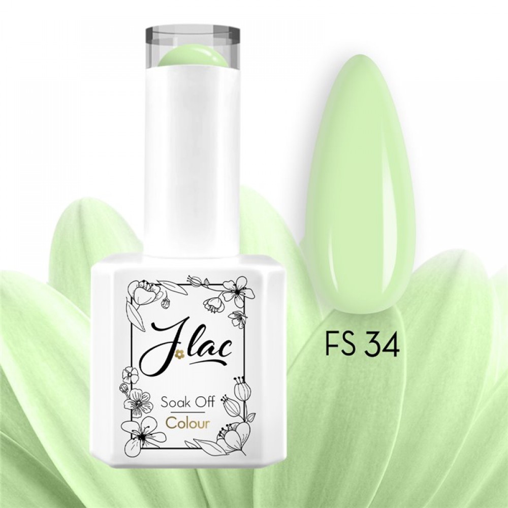 Jlac Ημιμόνιμο Βερνίκι Νυχιών FS34 Fresh Summer ,15ml Jlac Ημιμόνιμο Βερνίκι Νυχιών FS34 Fresh Summer ,15ml