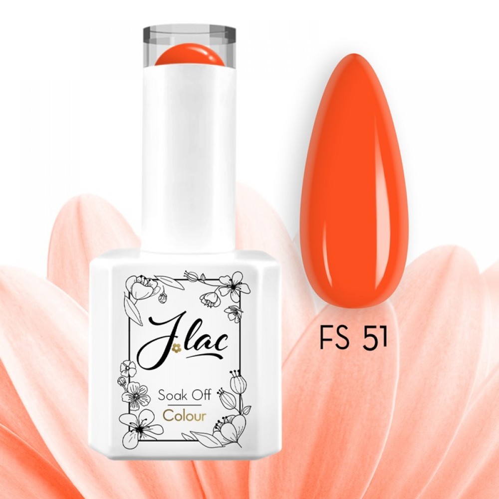Jlac Ημιμόνιμο Βερνίκι Νυχιών FS51  Fresh Summer,15ml