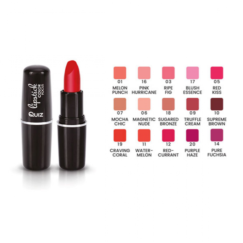 Quiz Color Focus Moisturizing Lipstick
