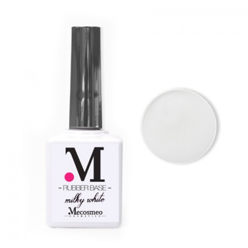 Mecosmeo Rubber Base Milky White Gel ,15ml