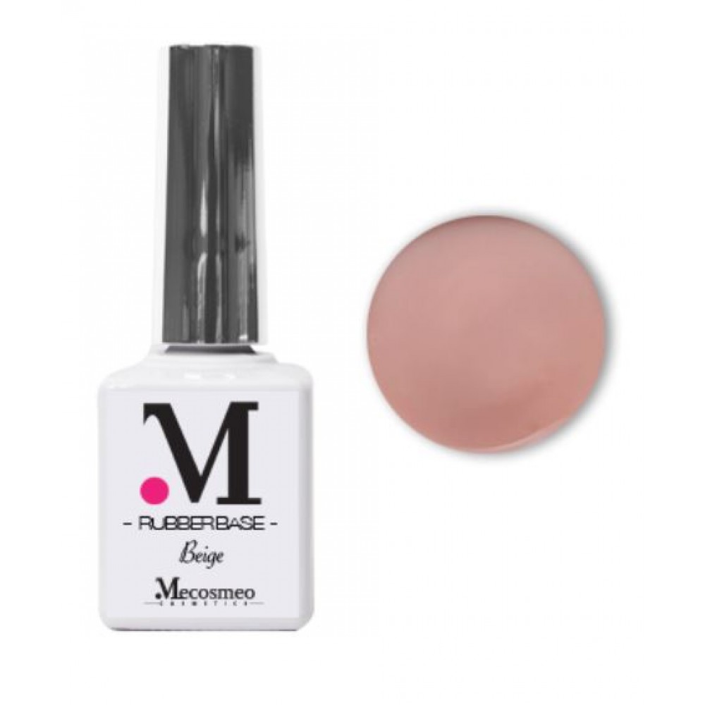 Mecosmeo Rubber Base Gel Beige, 15ml