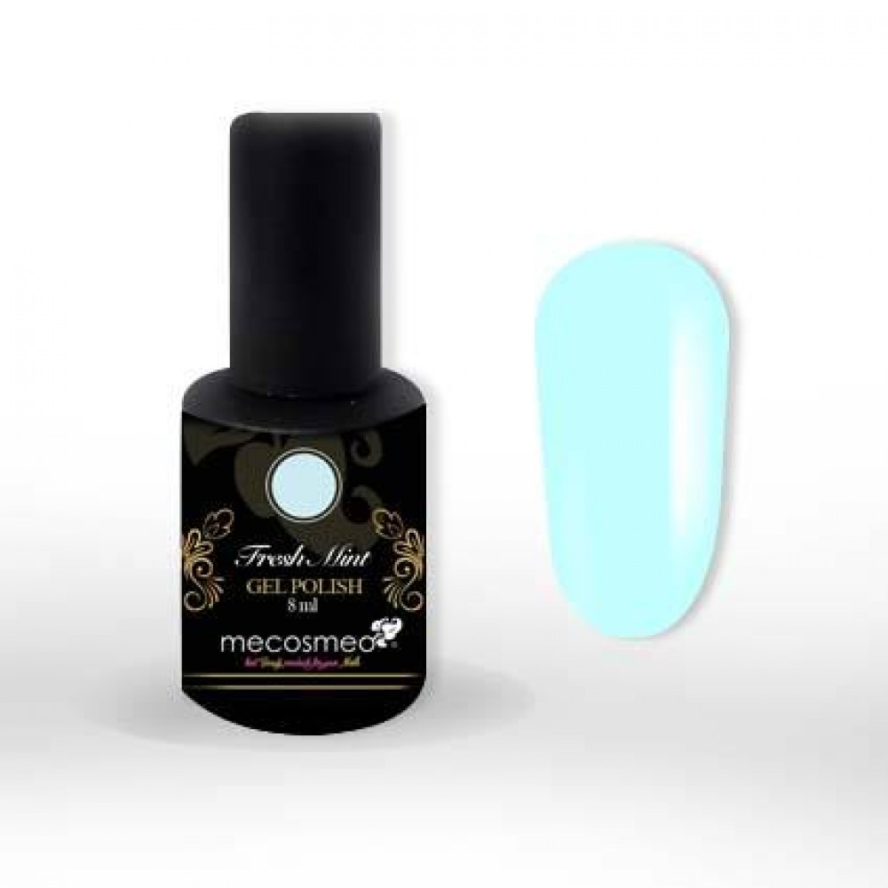 Mecosmeo Ημιμόνιμο Βερνίκι Νυχιών Fresh Mint Gel Polish ,8ml *