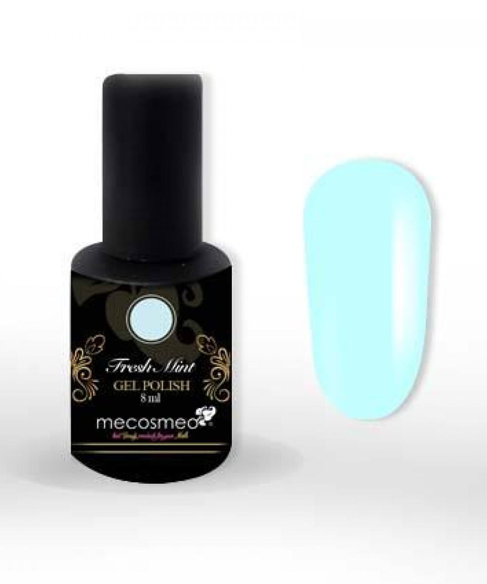 Mecosmeo Ημιμόνιμο Βερνίκι Νυχιών Fresh Mint Gel Polish ,8ml *