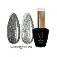 Mixcoco Disco Flash Glitter Rubber Base 69 15ml