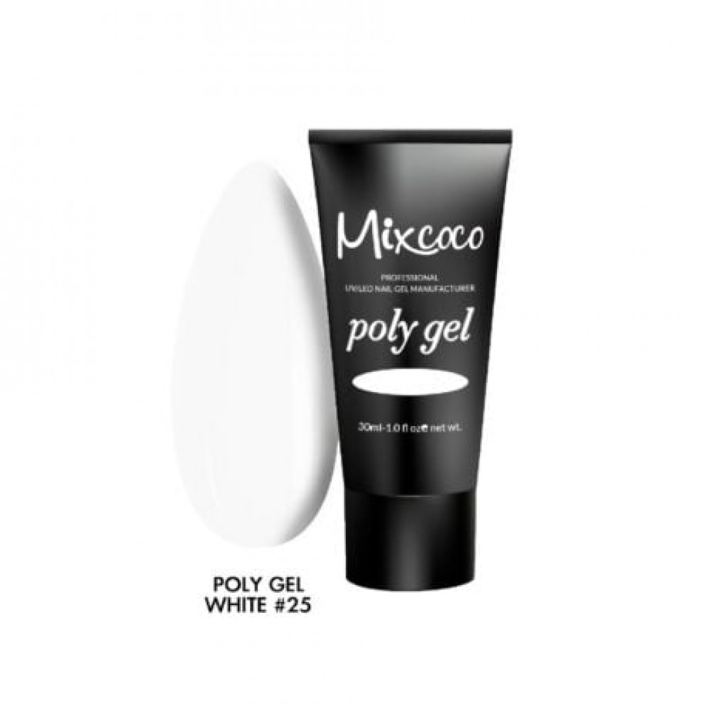 Mixcoco Poly gel Milky White 30ml Mixcoco Poly gel Milky White 30ml