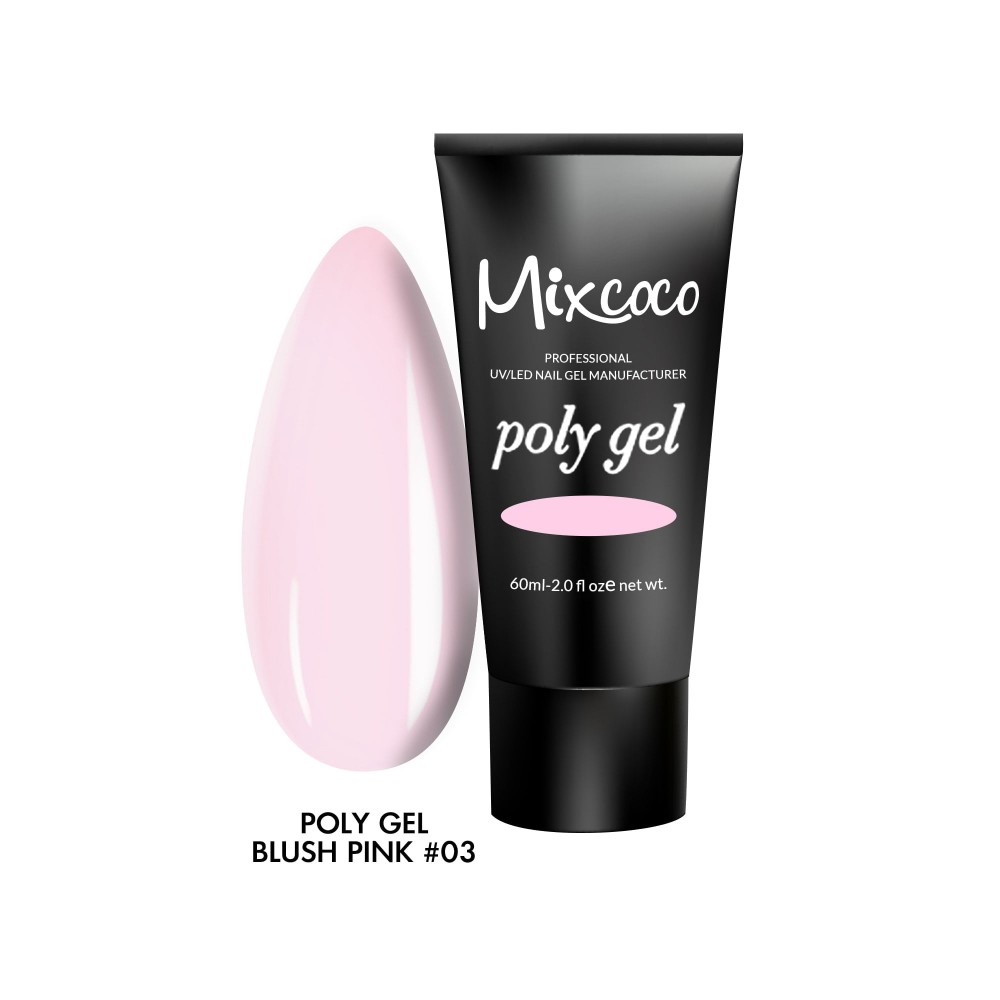 Mixcoco Poly Gel Blush Pink 60ml Mixcoco Poly Gel Blush Pink 60ml