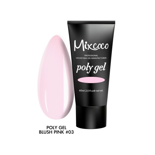 Mixcoco Poly Gel Blush Pink 60ml