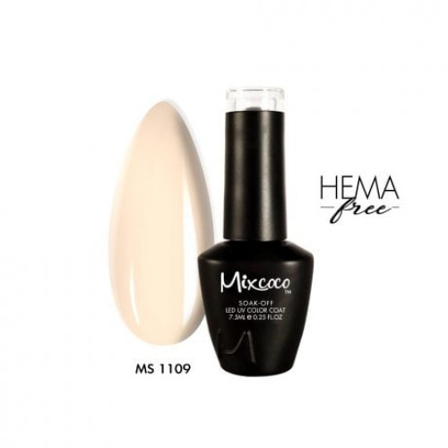 Mixcoco MS-1109 Ημιμόνιμο Βερνίκι 7.5ml Μπεζ Hema Free