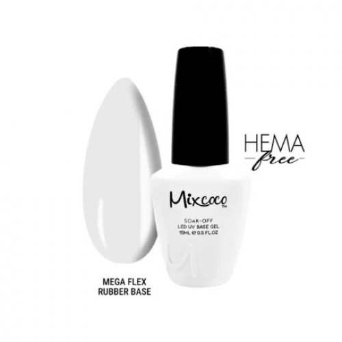 Mixcoco Megaflex Rubber Base 15ml, Hema Free