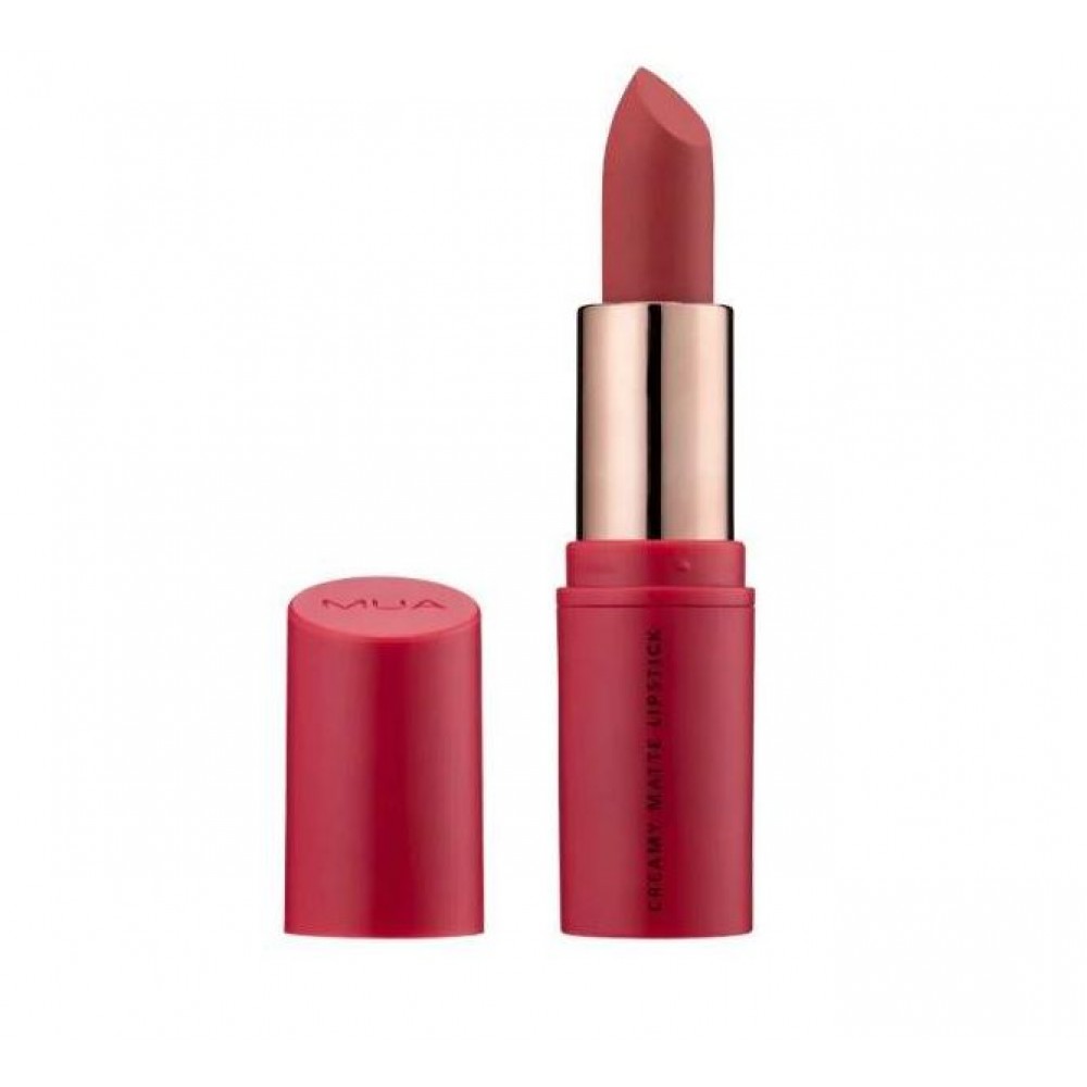 MUA Creamy Matte Lipstick Heartbreaker