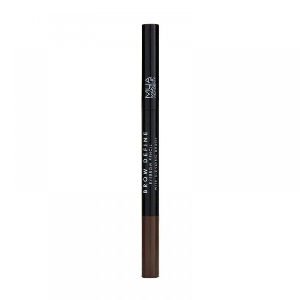 MUA Eyebrow Pencil With Blending Brush Dark Brown