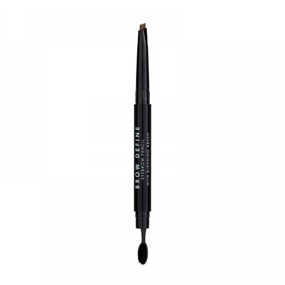 MUA Eyebrow Pencil With Blending Brush Mid Brown