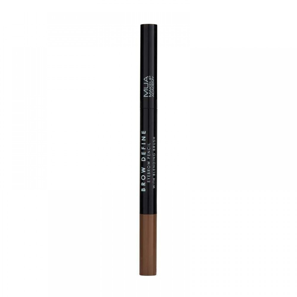 MUA Eyebrow Pencil With Blending Brush Mid Brown MUA Eyebrow Pencil With Blending Brush Mid Brown