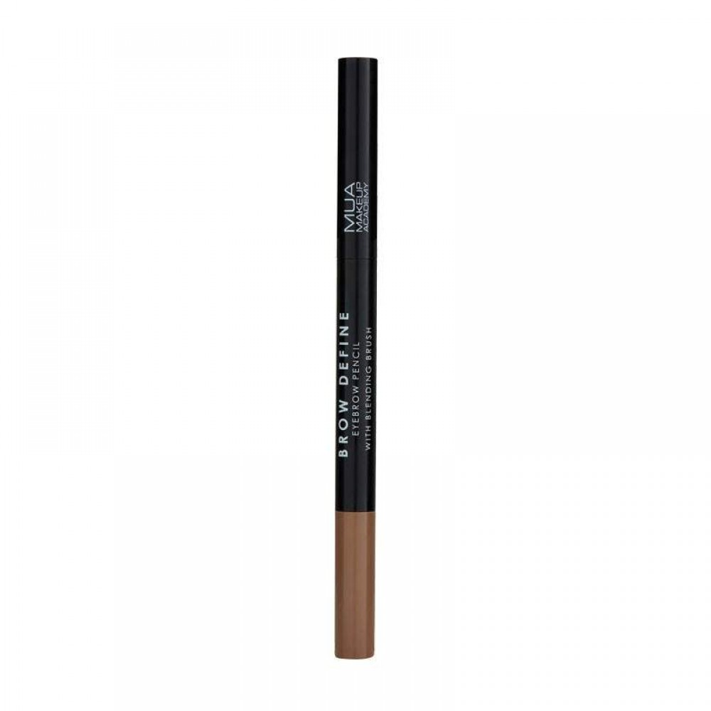 MUA Eyebrow Pencil With Blending Brush Light Brown